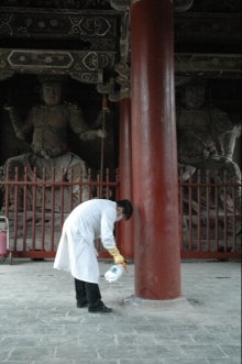 安州古建筑柱子白蟻預防